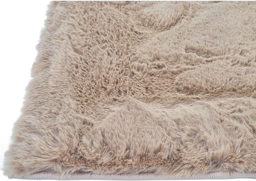 Hoogpolig Vloerkleed 'Cloud Super Soft' - Bruin