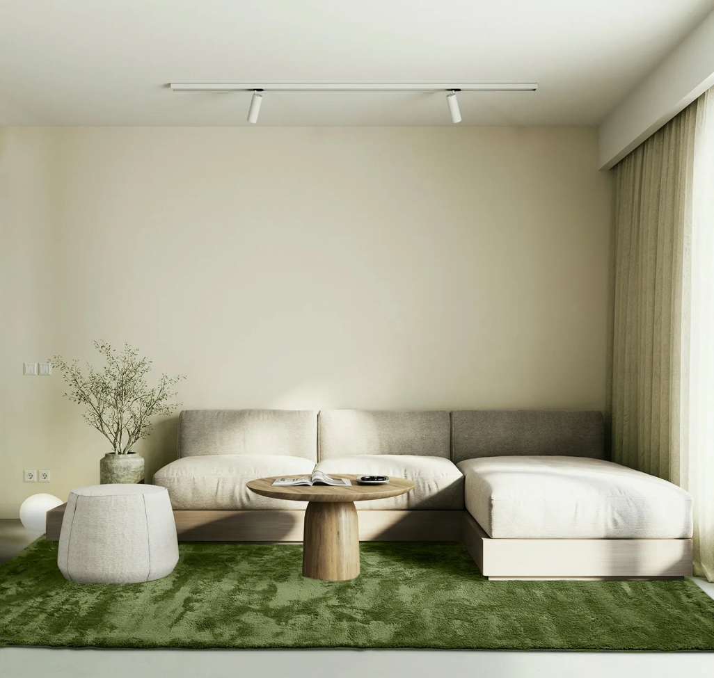 Vloerkleed 'Aranga Super Soft' 120x170cm - Olijf