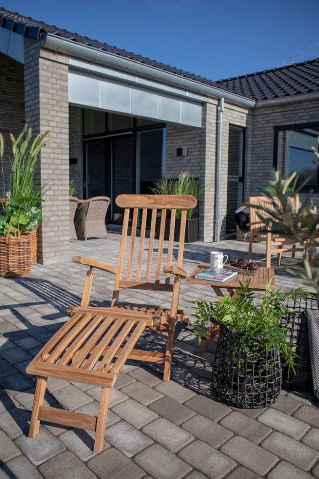 Ligstoel 'Arrecife' - Teak