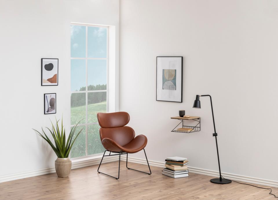Fauteuil 'Hushum' 90cm - Bruin
