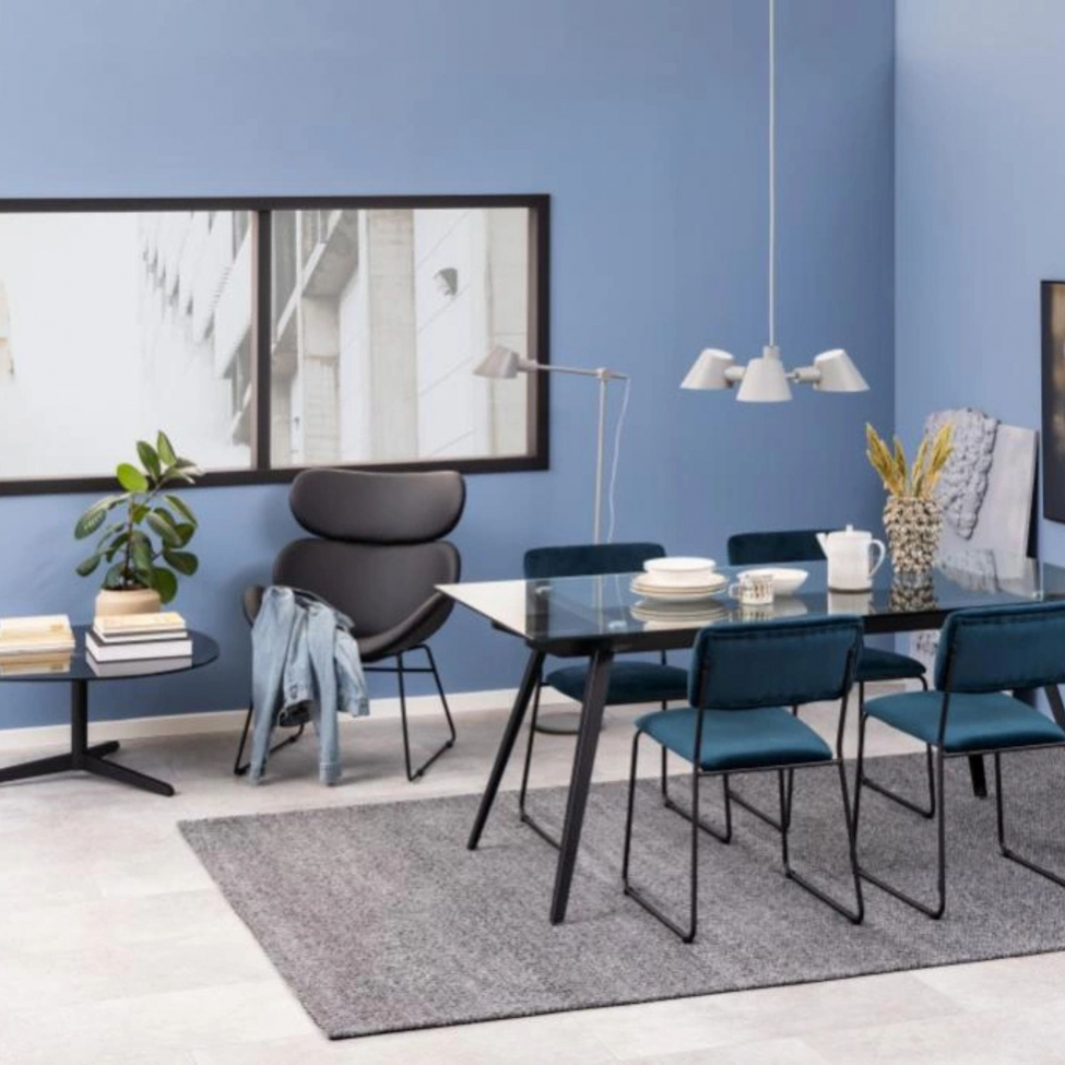 Fauteuil 'Hushum' 90cm - Zwart