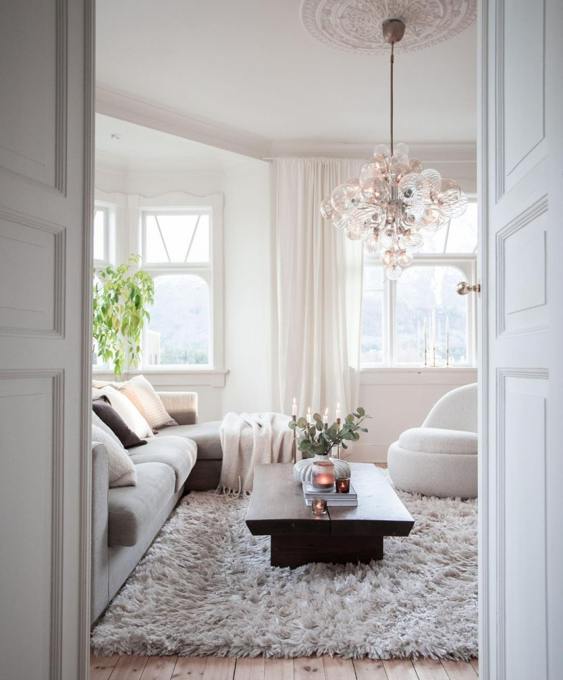 Lopend tapijt 'Janjira' 300x400cm - Offwhite