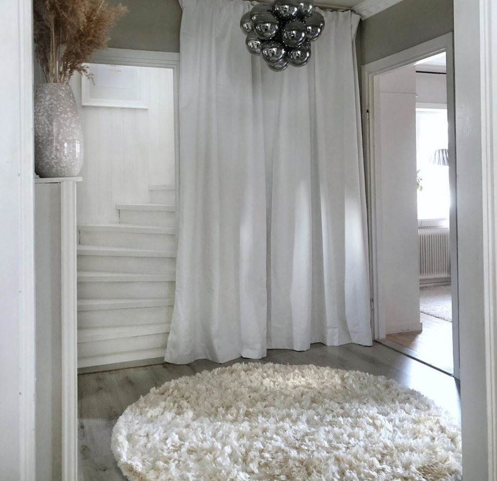 Ronde tapijt 'Janjira' 300cm - Offwhite