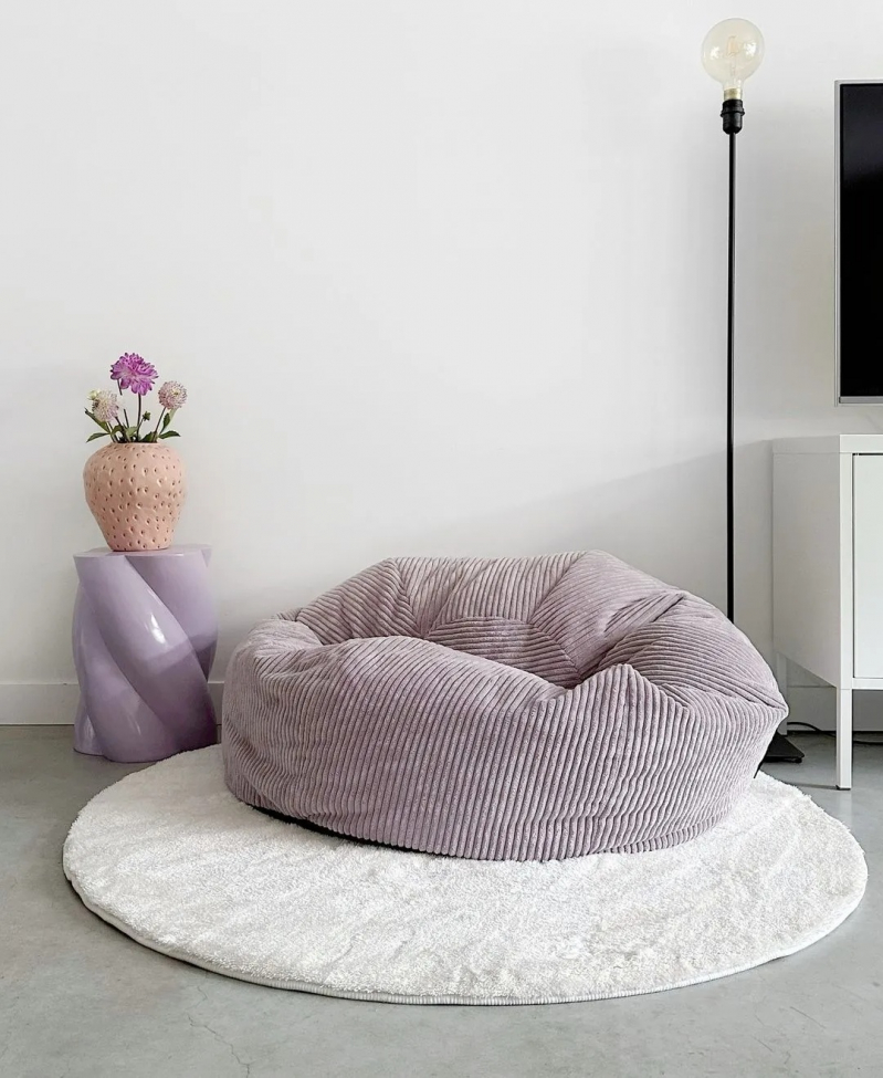 Ronde tapijt 'Aranga Super Soft' 160cm - Wit