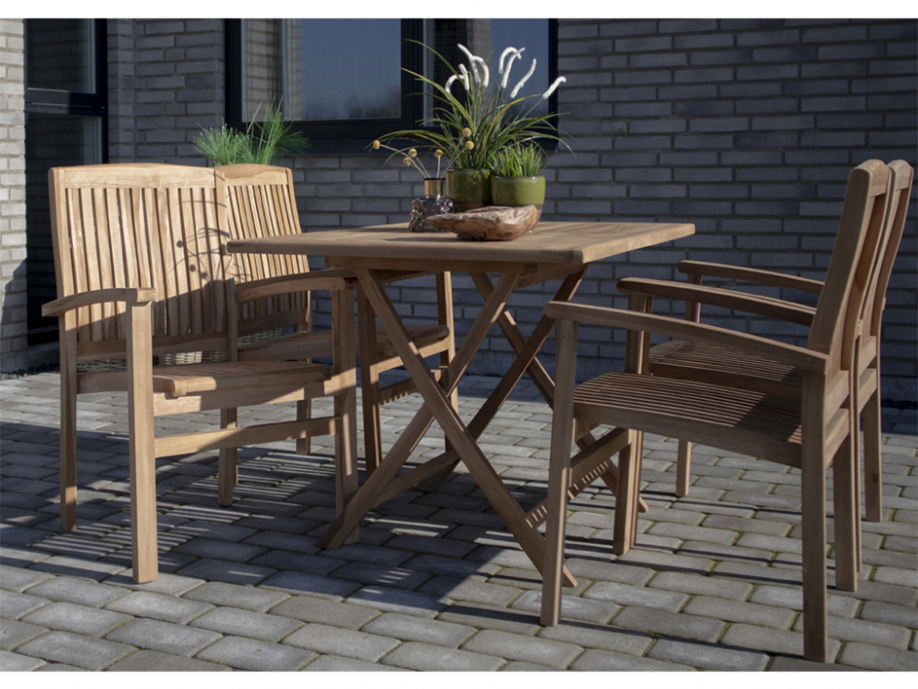 Tuin tafel 'Oviedo' 120x80cm - Eik