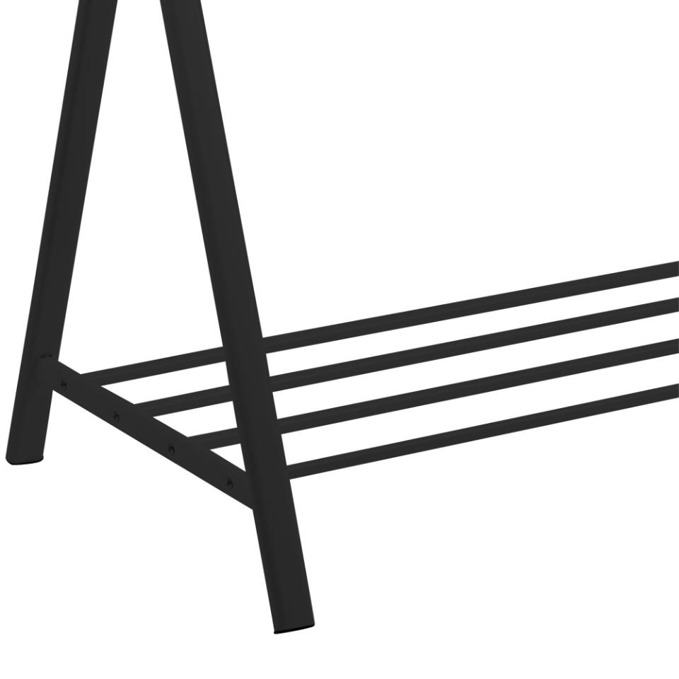 Kledingrek 'Alzira' - Zwart