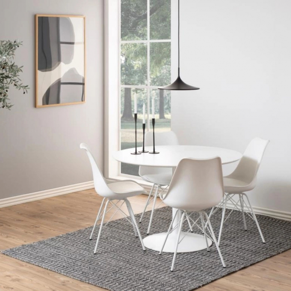 Stoel 'Eris' - Wit/Grijs