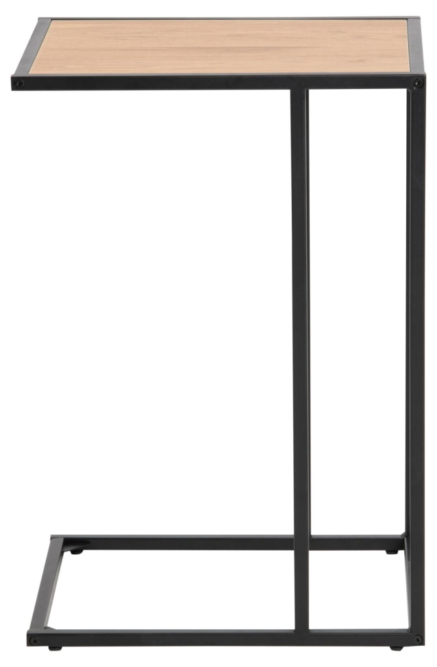Bijzettafel 'Hydra' 43cm - Natuur/Zwart