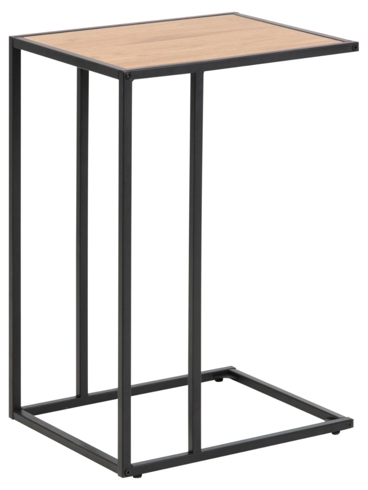 Bijzettafel 'Hydra' 43cm - Natuur/Zwart