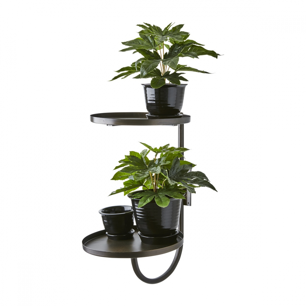 Wandplank 'Thomas' - Zwart