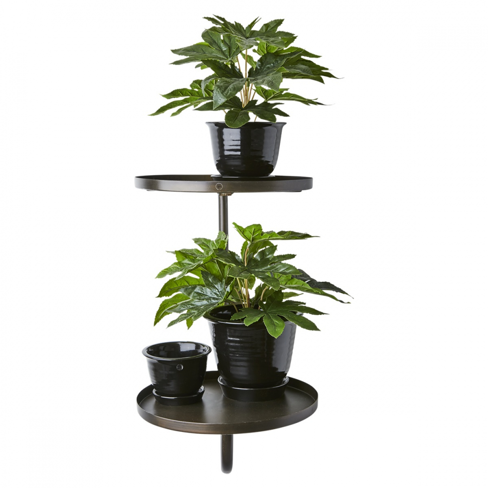 Wandplank 'Thomas' - Zwart