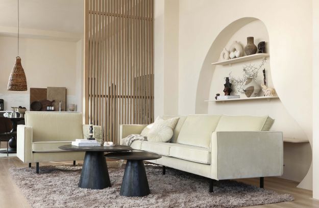 Salontafel 'Posture' Rond 70cm - Zwart