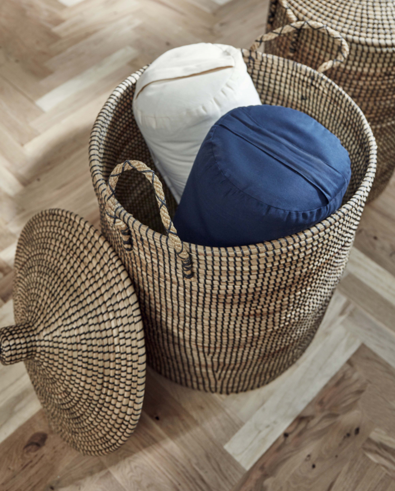 2-pack Mand 'Laudy' - Natuurlijk