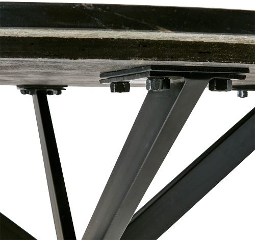 Tafel 'Milan' Rond 120cm - Zwart