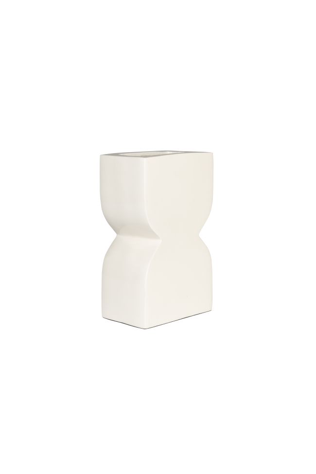 Vaasje Cones S 'Glanzend Beige' - Beige