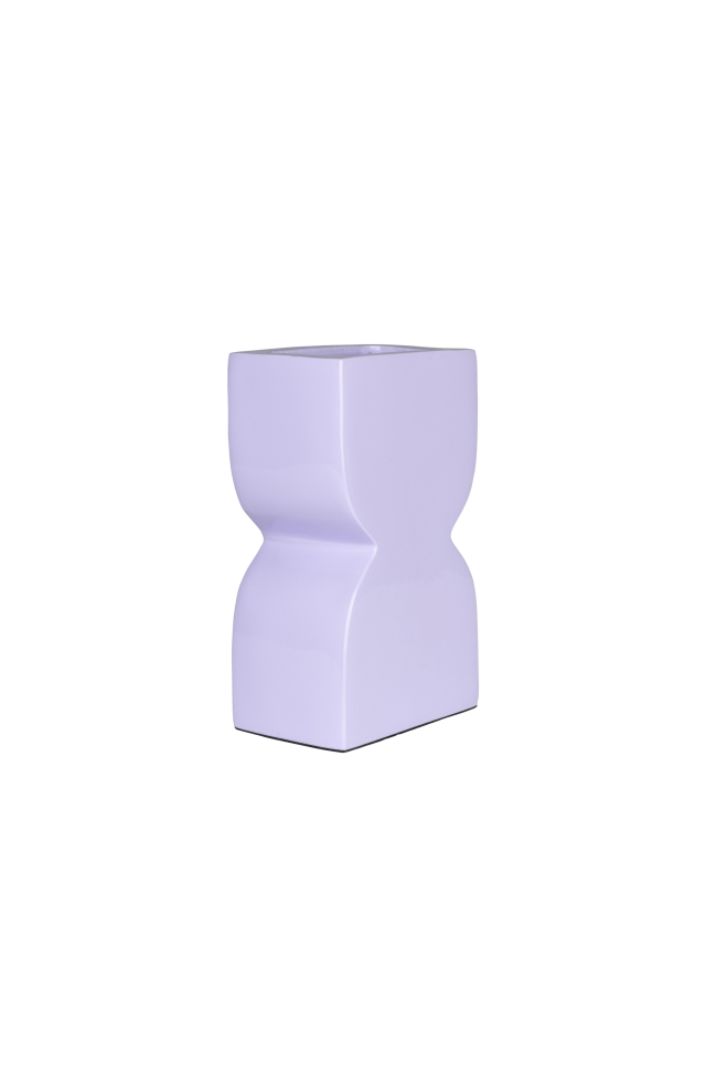 Vaasje Cones S 'Glanzend Lilac' - Lila