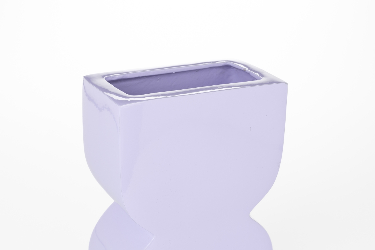 Vaasje Cones S 'Glanzend Lilac' - Lila