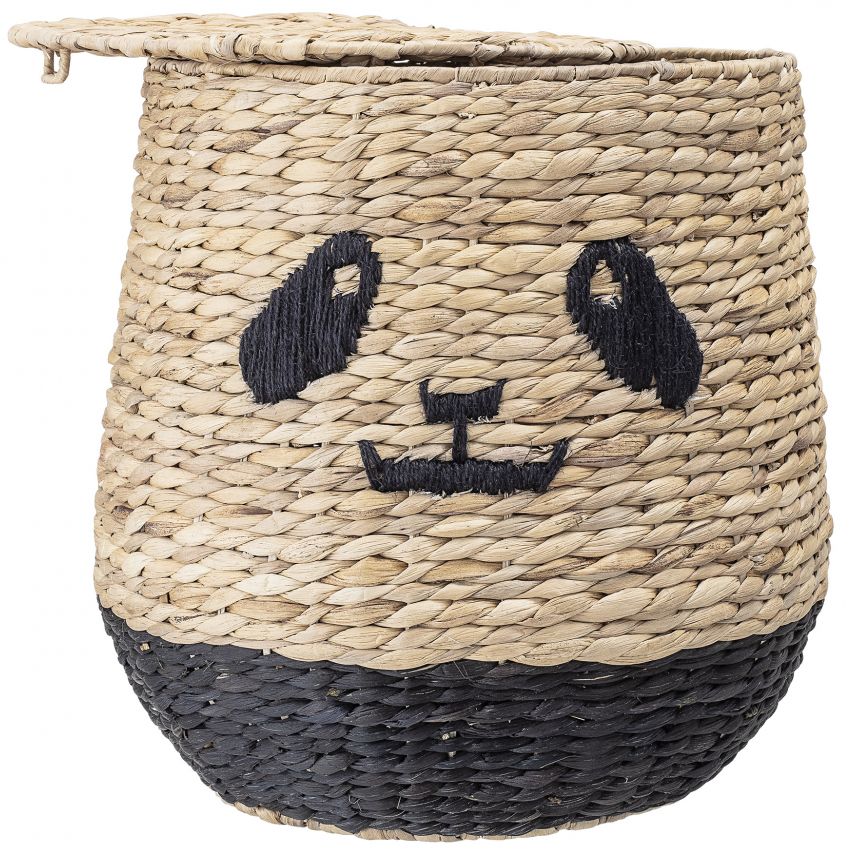 Mand 'Panda' - Natuur/Zwart