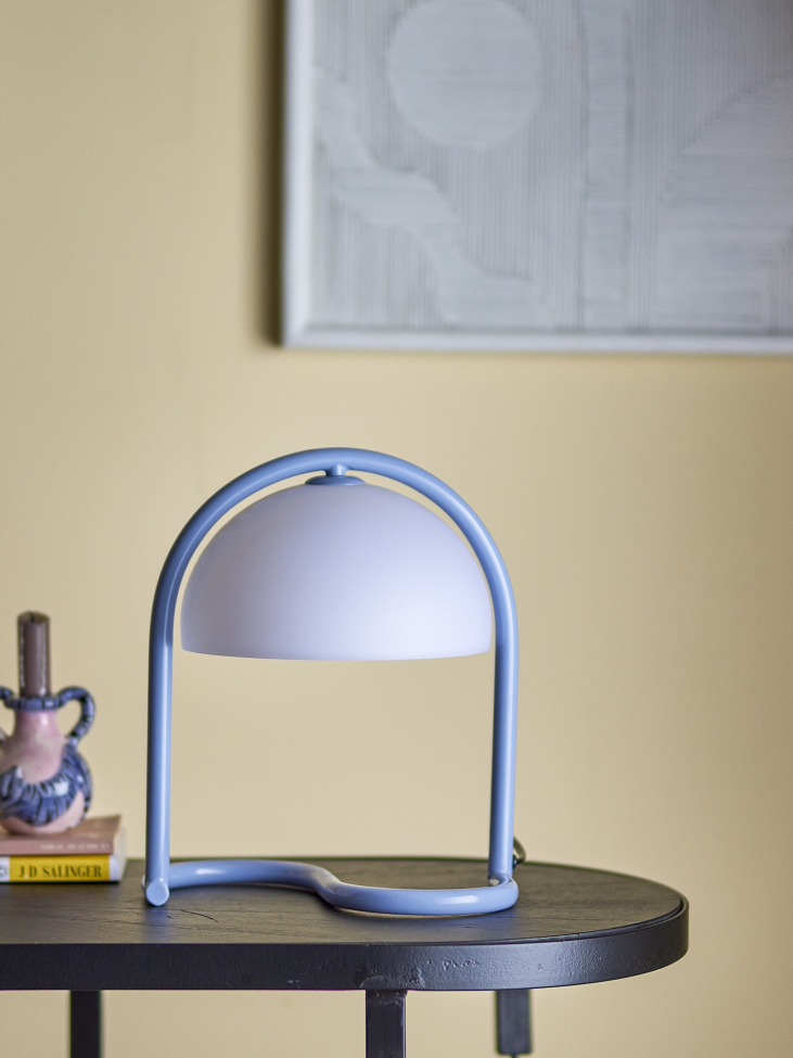 Tafellamp 'Favour' 24.5cm Rond - Blauw