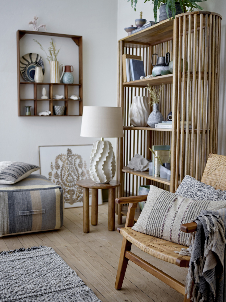 Salontafel 'Stella' 40cm Rond- Natuur