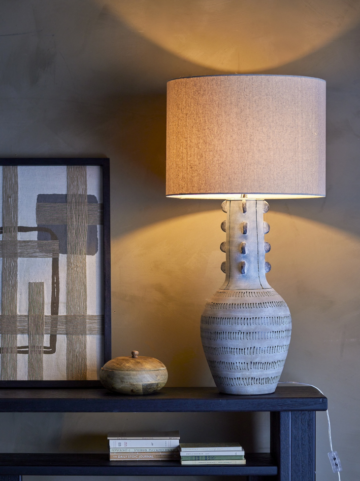 Vloerlamp 'Gadiela' 46cm Rond - Blauw