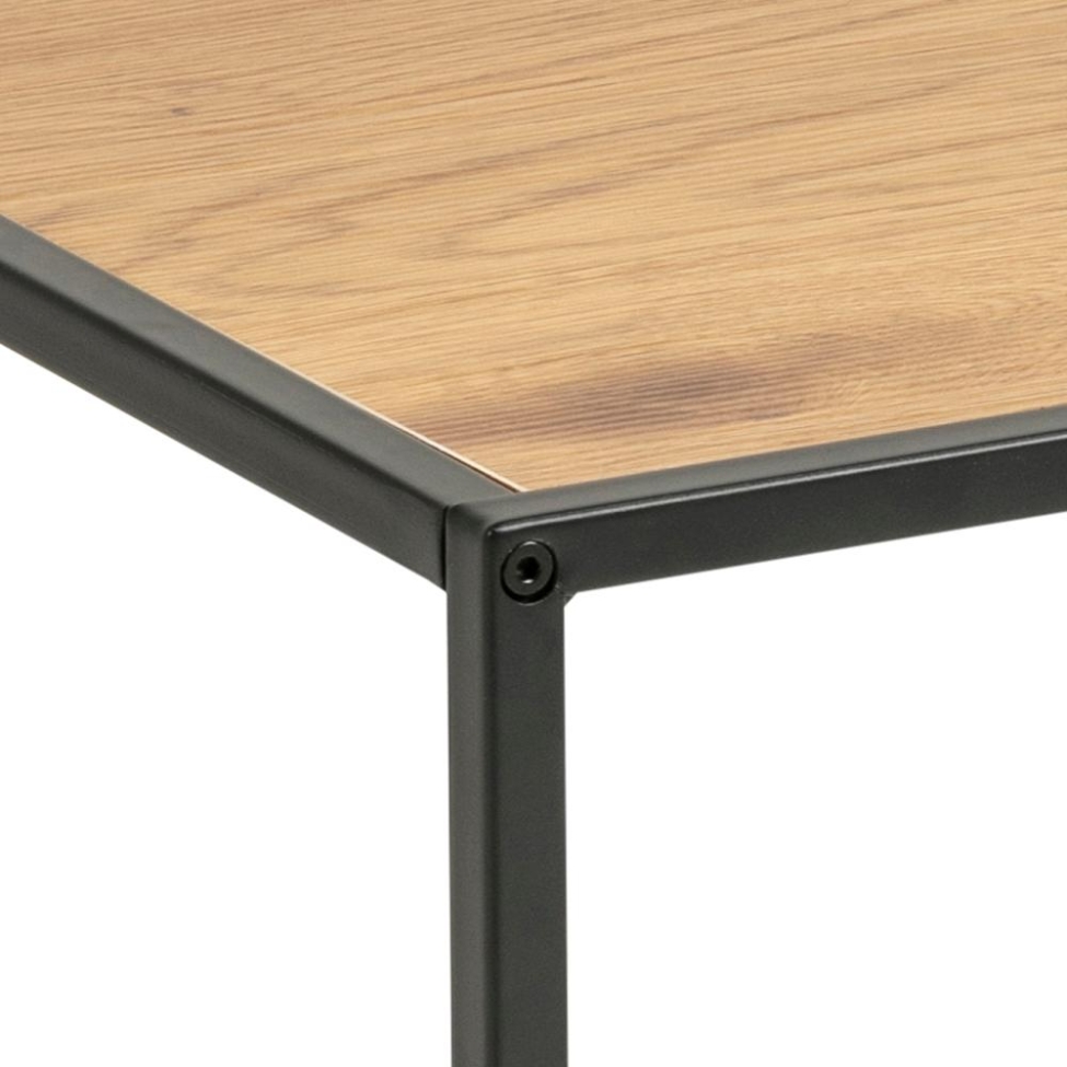 Salontafel 'Hydra' 60cm - Natuur/Zwart