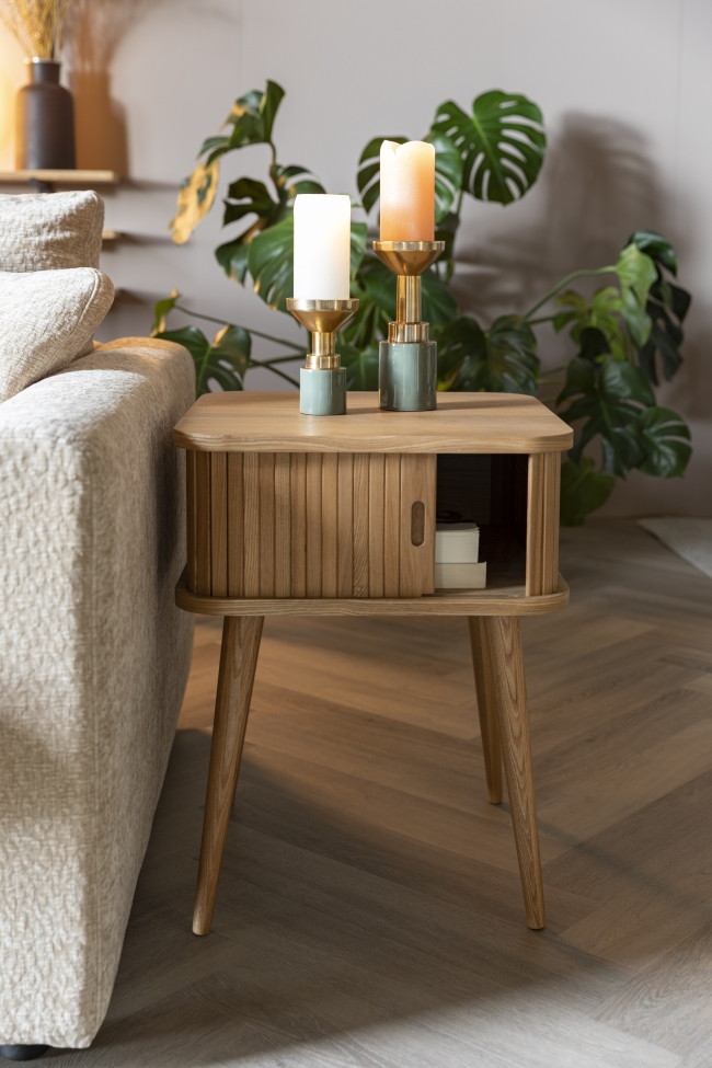 Kaarsenhouder 'Glam' - Groen
