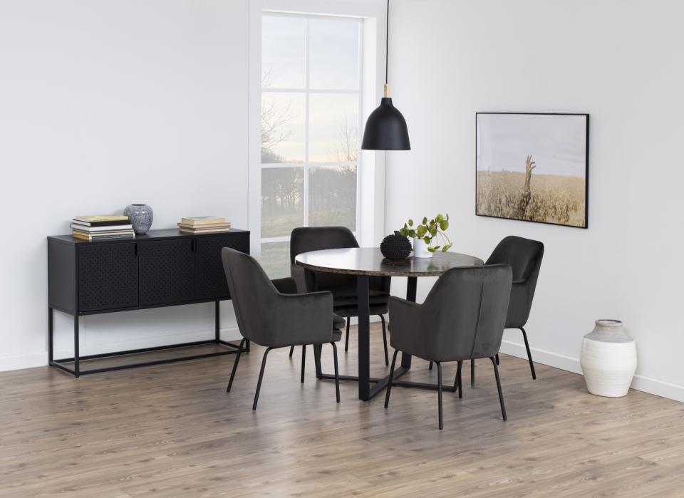 Eettafel 'Filipstad' - Bruin