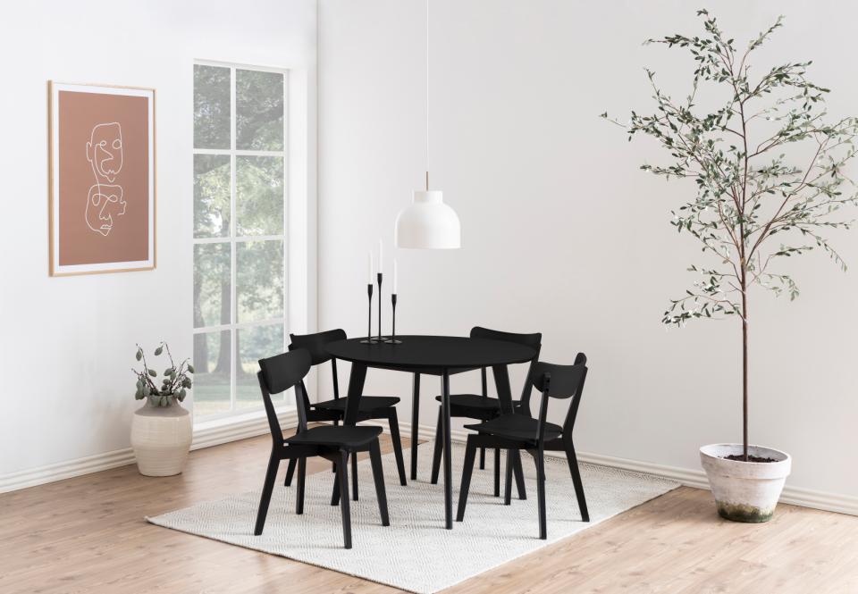 Eettafel 'Ärsjö' Rond 105cm - Zwart