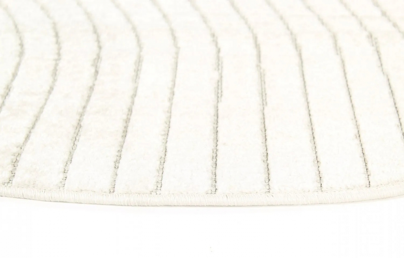 Ronde Tapijt 'Devon' 280cm - Crème