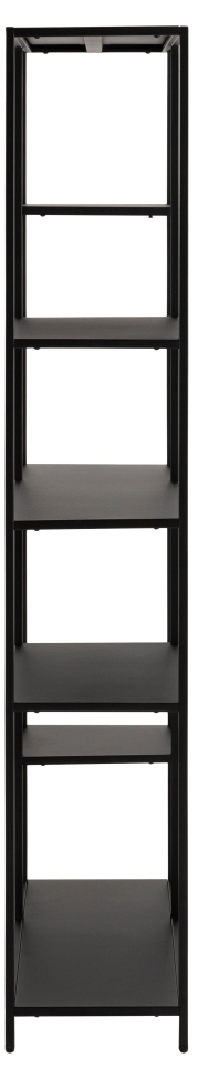 Boekenkast 'Newcastle' 165cm - Zwart