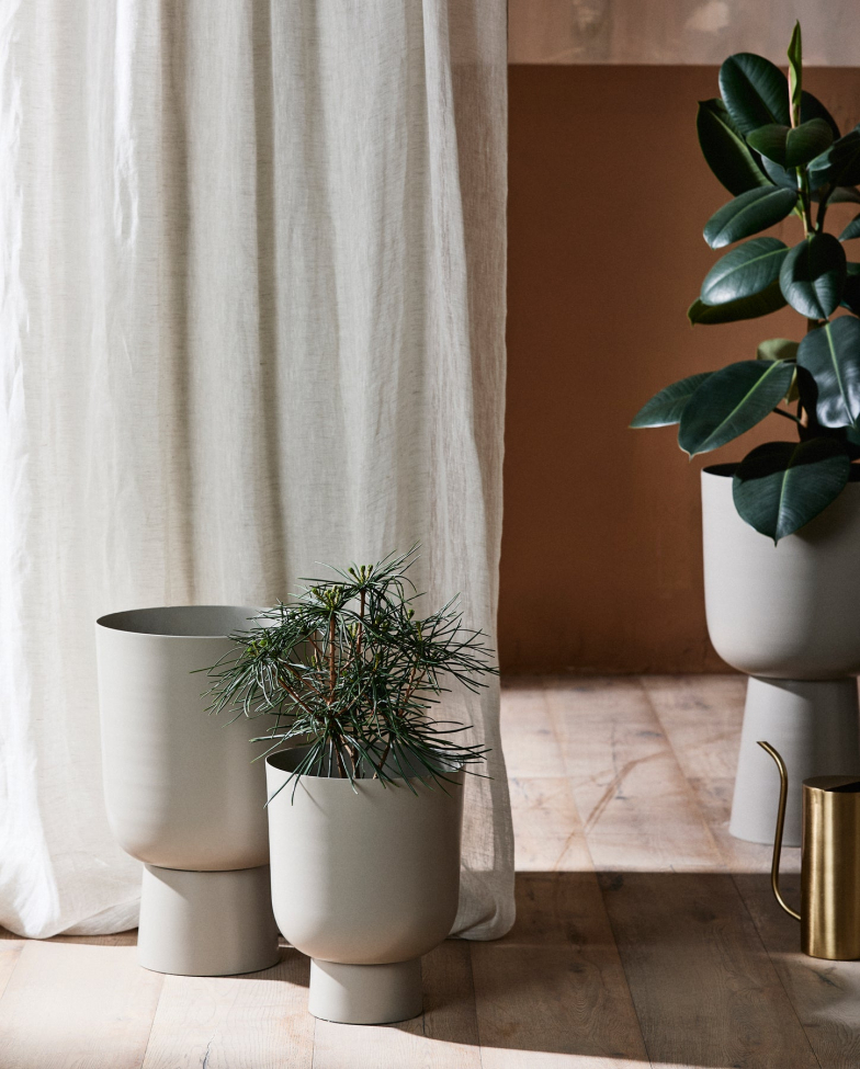 Pot 'Galoa' M - Beige