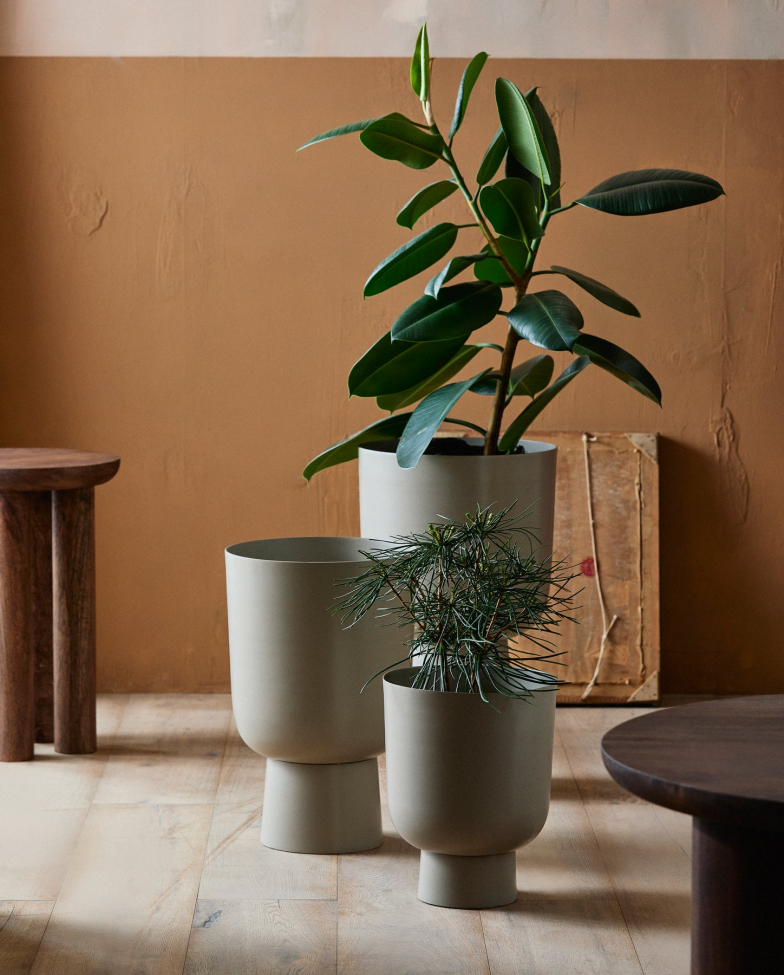 Pot 'Galoa' M - Beige