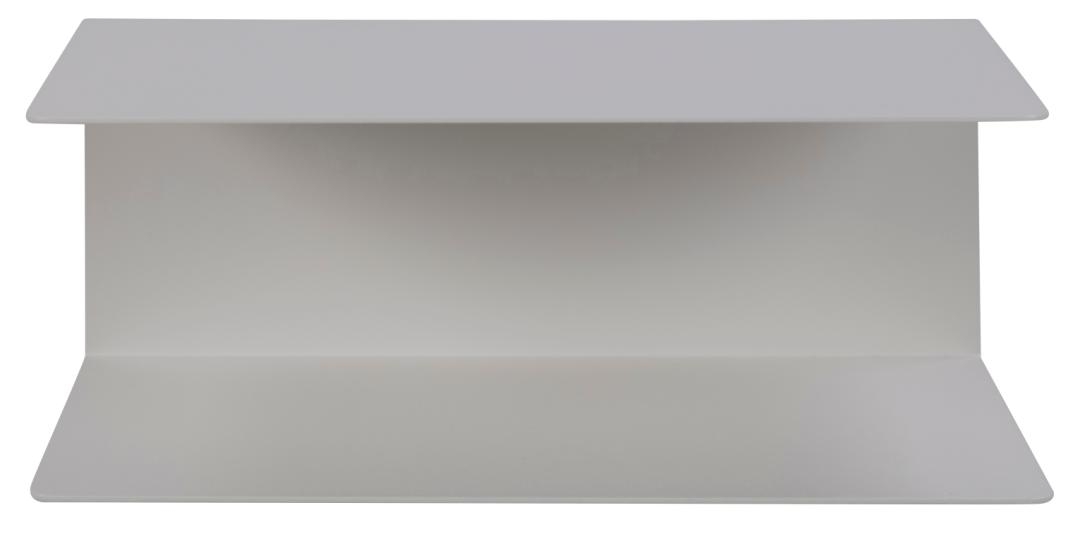 2-pack Wandplank 'Joliet' - Wit/Grijs