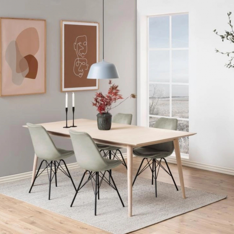 Stoel 'Eris' - Wit/Zwart