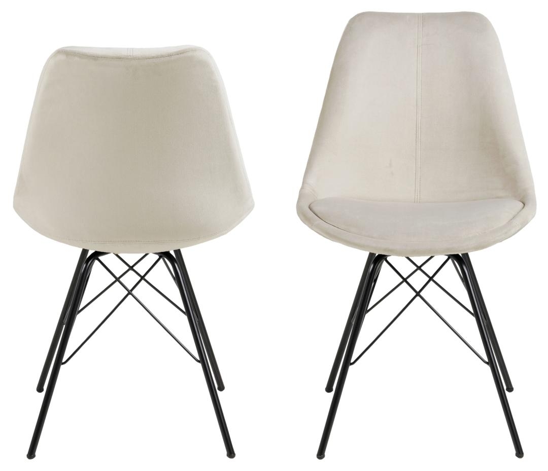 Stoel 'Eris' - Wit/Zwart