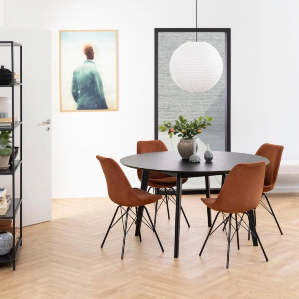 Stoel 'Eris' - Bruin/Zwart