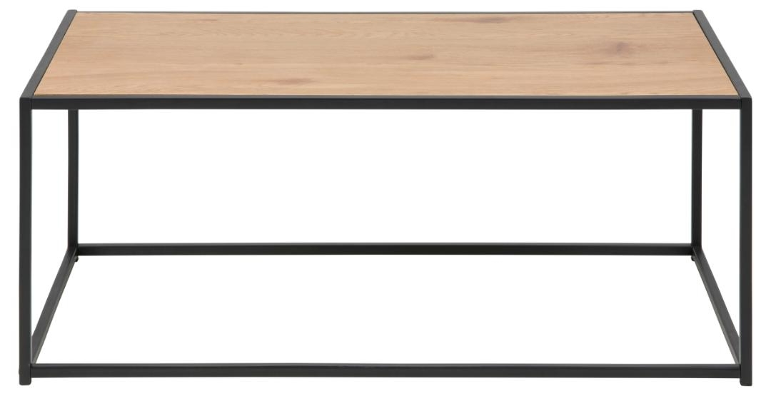 Salontafel 'Hydra' 100cm - Natuur/Zwart