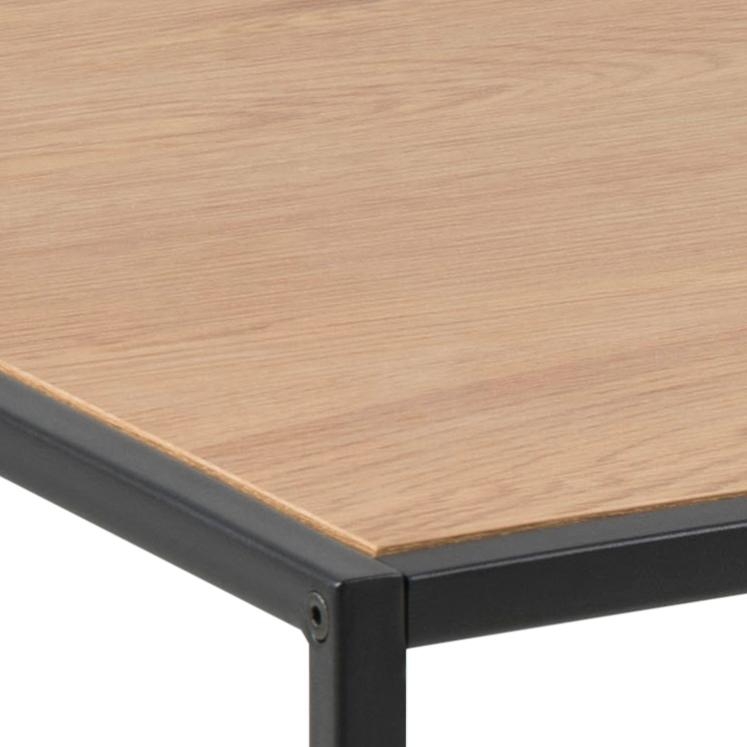 Salontafel 'Hydra' 100cm - Natuur/Zwart
