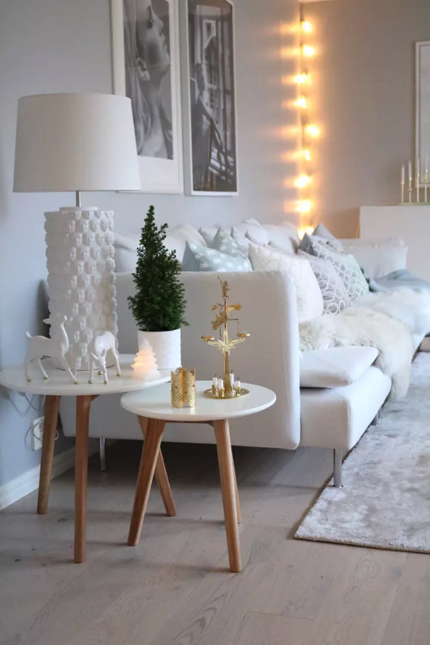 Salontafel 'Lycke' 2 delen - Wit