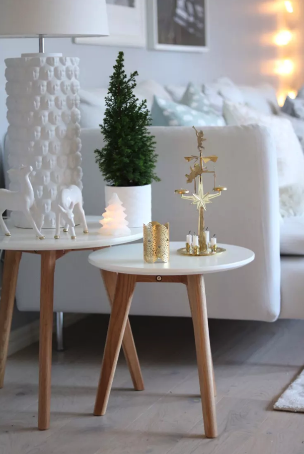 Salontafel 'Lycke' 2 delen - Wit