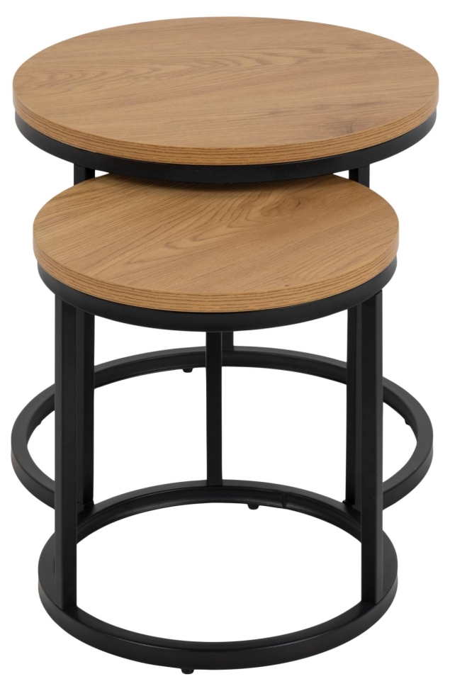 Salontafel 'Spiro' - Natuur/Zwart