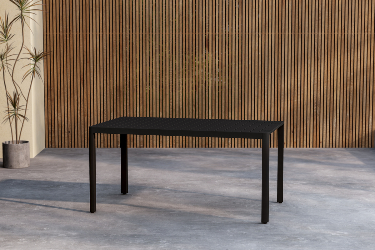 Eettafel 'Giardini' 150x72cm - Zwart
