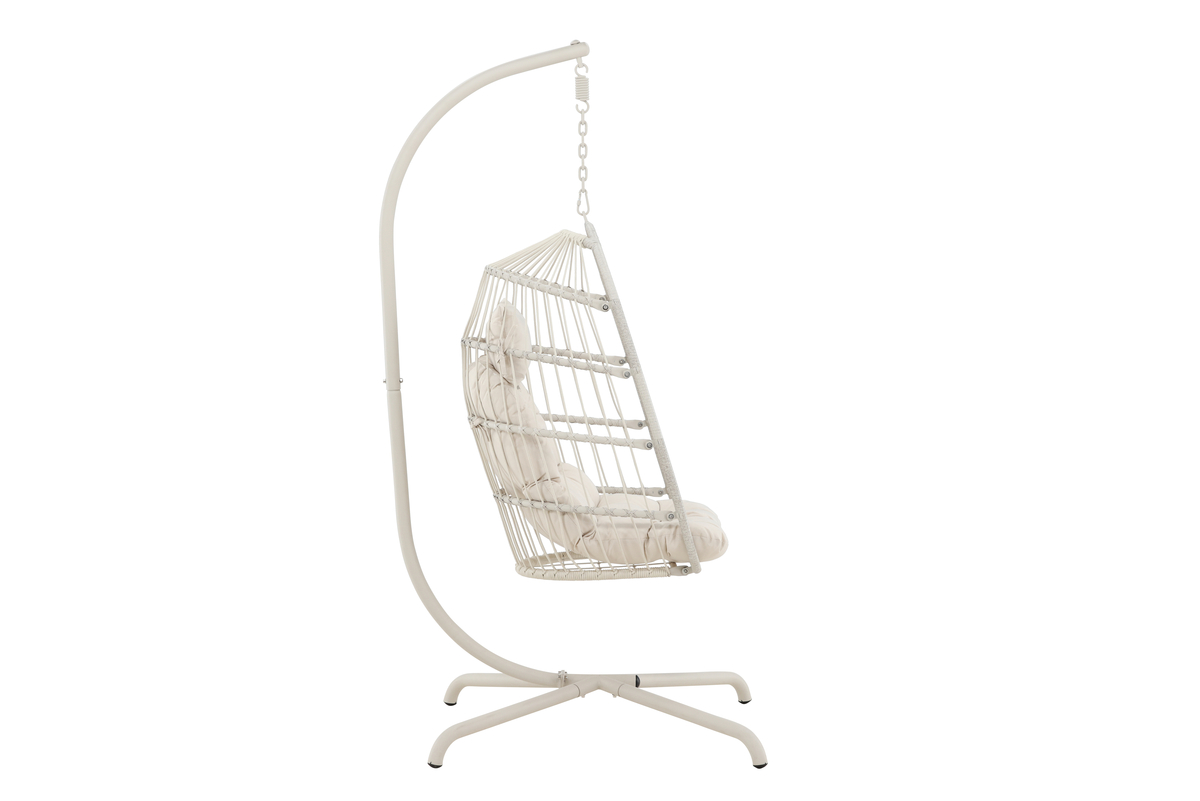 Hangstoel 'Trezza' - Beige