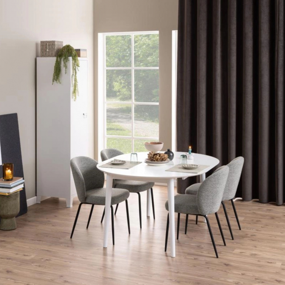 Stoel '&Auml;ngom' - Lichtgrijs