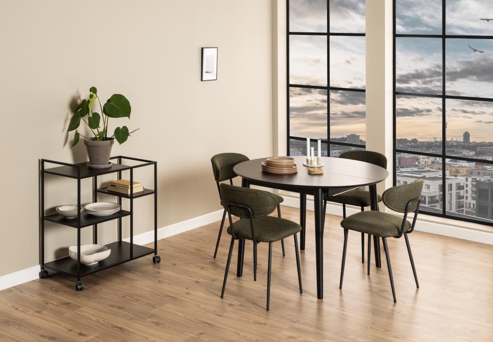 Eettafel 'Modena' - Zwart