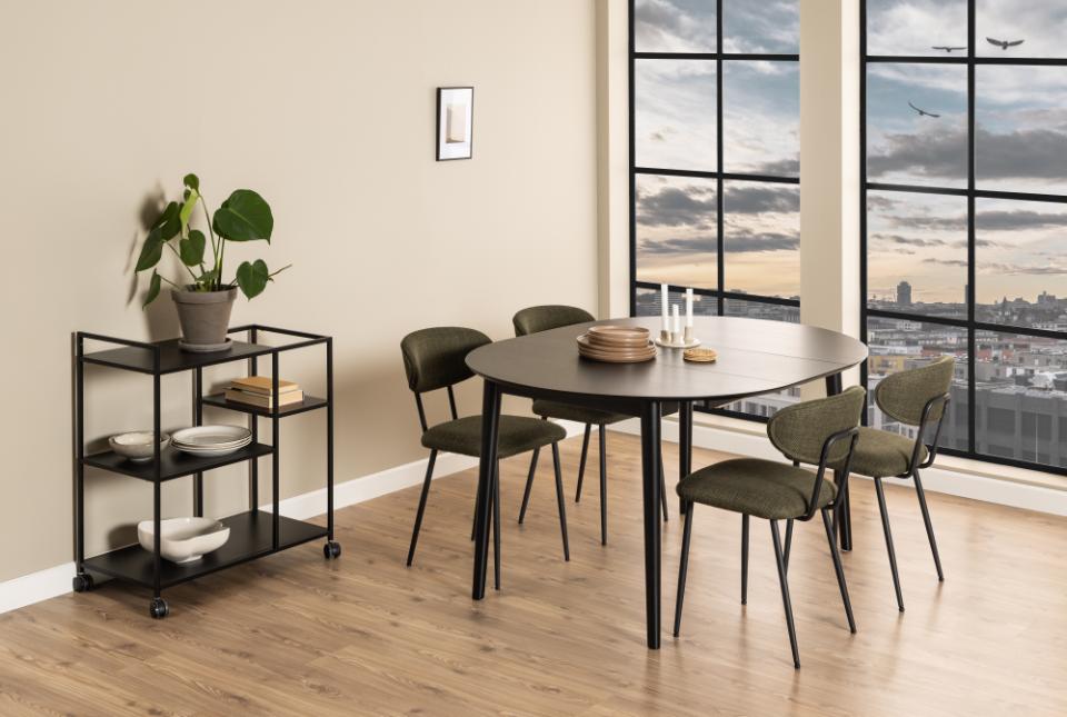 Eettafel 'Modena' - Zwart
