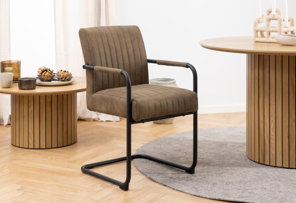 Stoel 'Arbrå' - Bruin