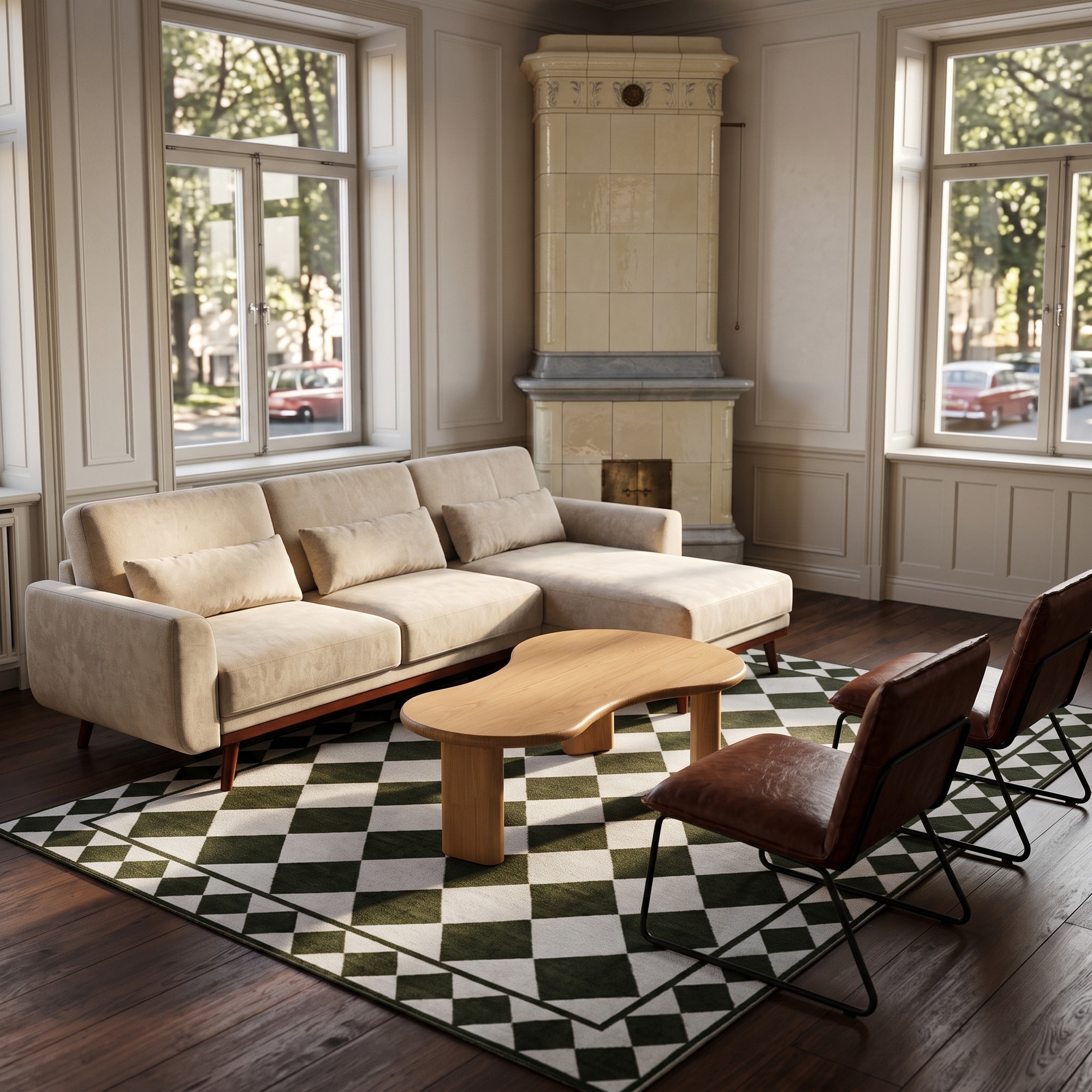 Salontafel 'Kindy' 117x75cm - Naturel