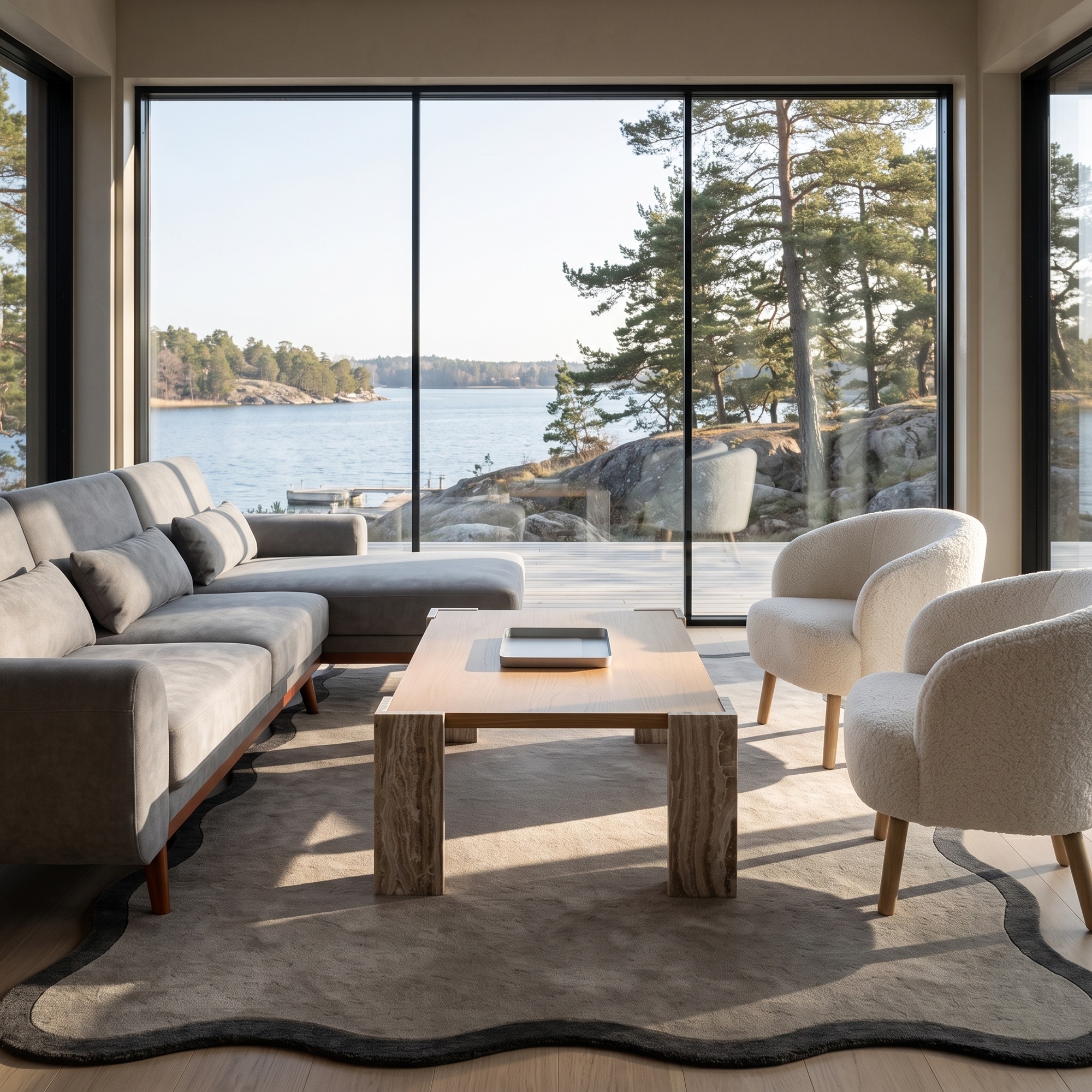 Salontafel 'Monte' 115x75cm - Naturel